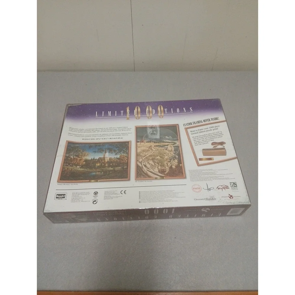 NEW SEALED RoseArt Erin Dertner Cozy Puzzle 97179 POETIC TEA TIME 1000 PCS